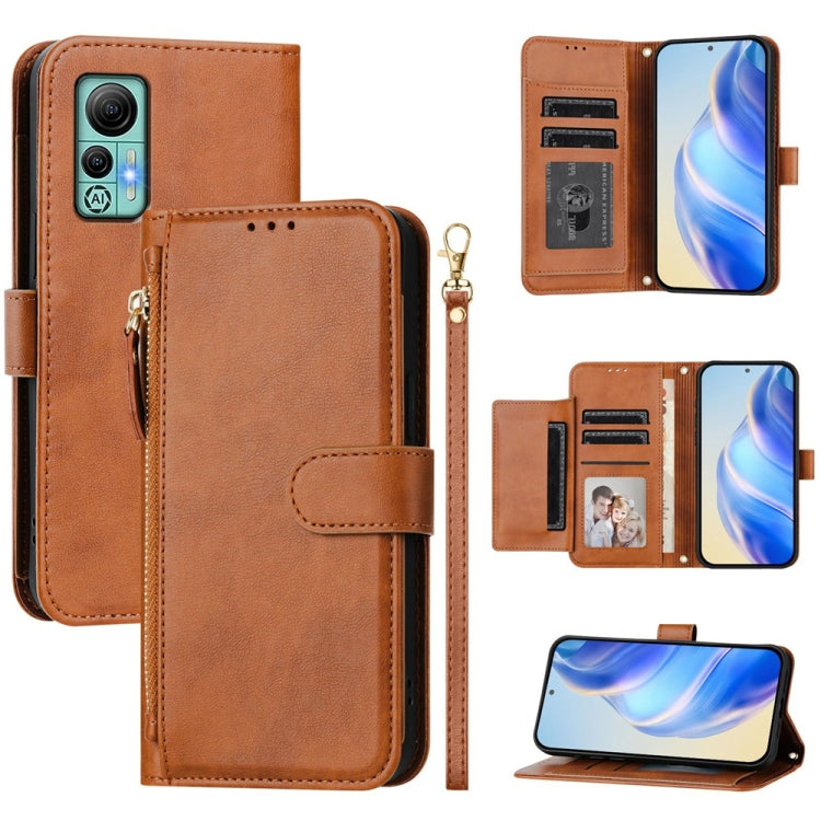 Multi-Card Slots Zipper Wallet Leather Phone Case, For Ulefone Note 17 Pro, For Ulefone Note 18 Ultra, For Ulefone Note 14