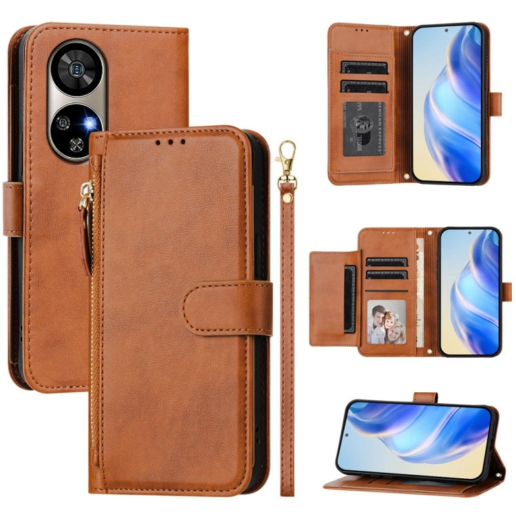 Multi-Card Slots Zipper Wallet Leather Phone Case, For Ulefone Note 17 Pro, For Ulefone Note 18 Ultra, For Ulefone Note 14