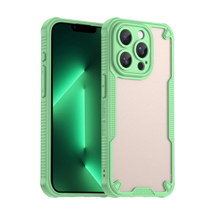 Armor Glaze PC Hybrid TPU Phone Case, For iPhone 13 Pro Max, For iPhone 13 Pro, For iPhone 13, For iPhone 13 mini