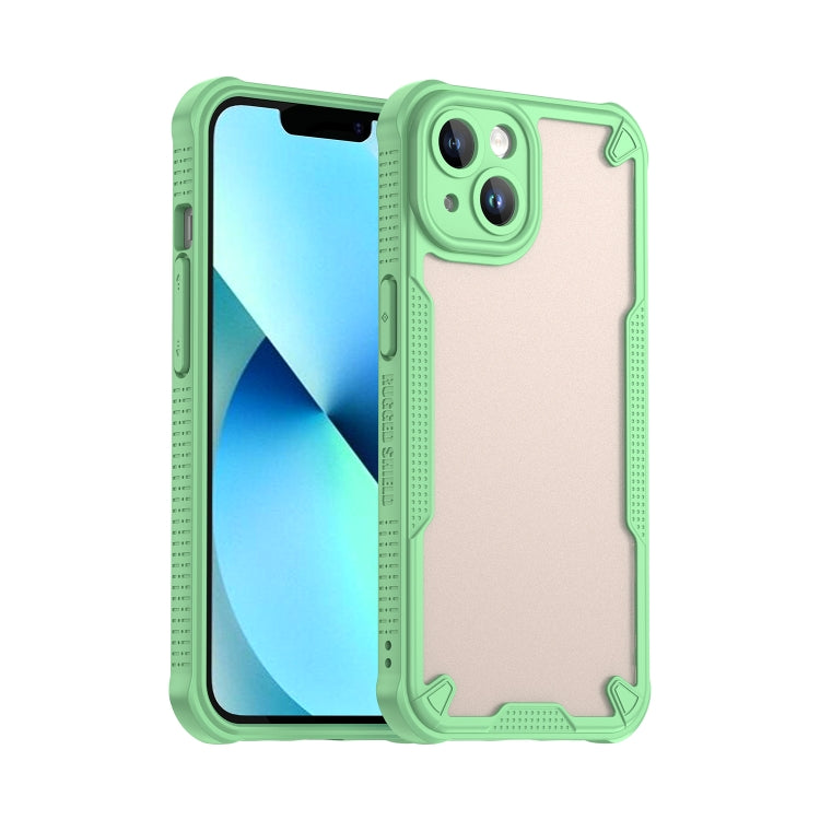 Armor Glaze PC Hybrid TPU Phone Case, For iPhone 13 Pro Max, For iPhone 13 Pro, For iPhone 13, For iPhone 13 mini