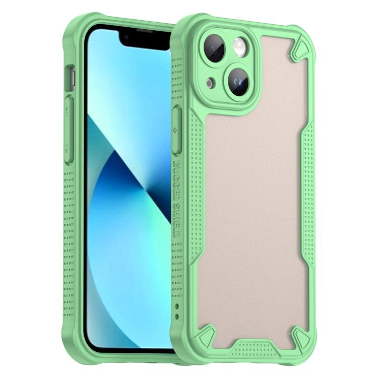Armor Glaze PC Hybrid TPU Phone Case, For iPhone 13 Pro Max, For iPhone 13 Pro, For iPhone 13, For iPhone 13 mini