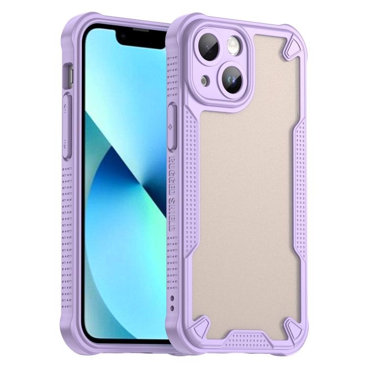 Armor Glaze PC Hybrid TPU Phone Case, For iPhone 13 Pro Max, For iPhone 13 Pro, For iPhone 13, For iPhone 13 mini