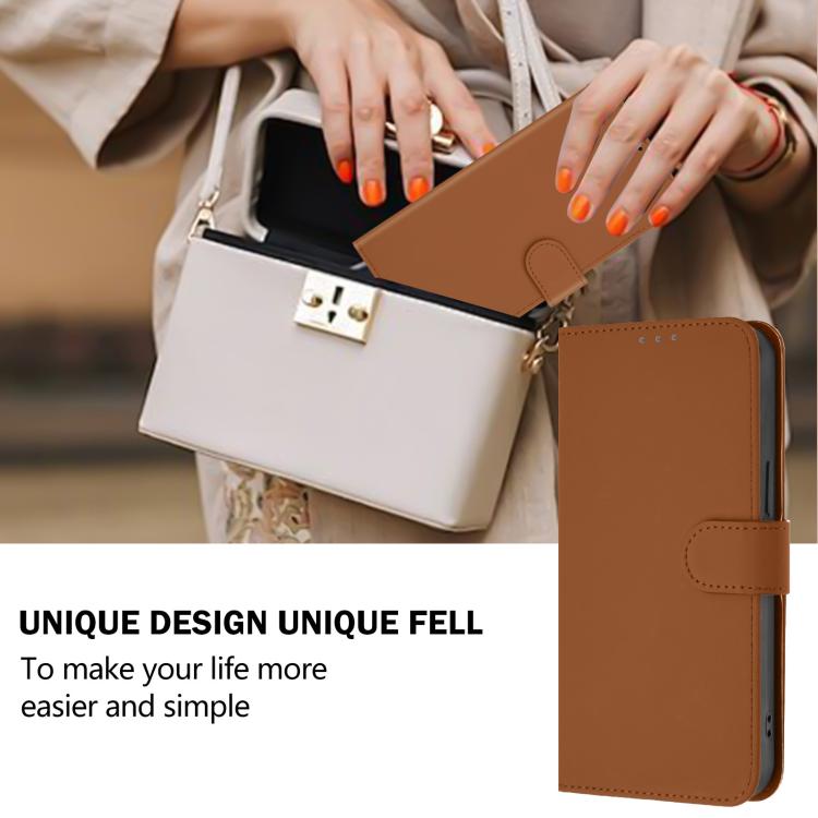 Skin Feel Solid Color Leather Phone Case with Lanyard, For vivo S30 Pro mini