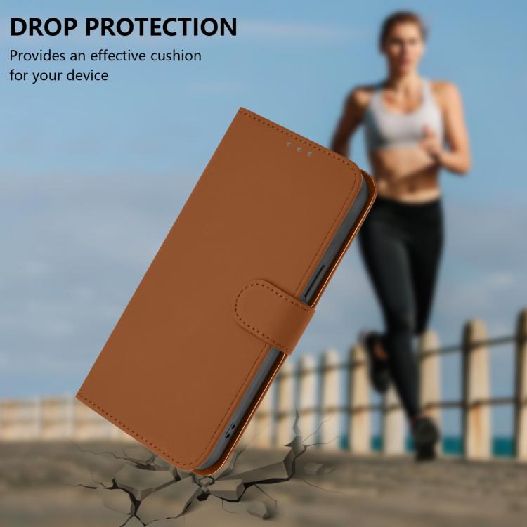 Skin Feel Solid Color Leather Phone Case with Lanyard, For Honor Magic8