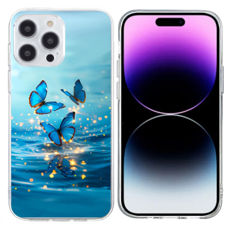 Colorful Painting Pattern TPU Phone Case, For iPhone 15 Pro Max, For iPhone 15 Pro