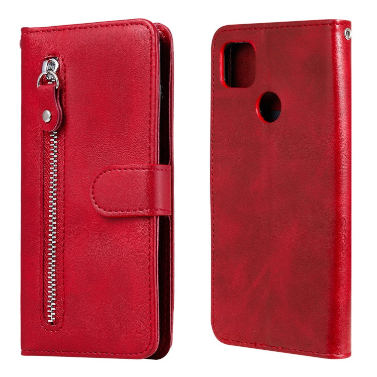 Fashion Calf Texture Zipper Horizontal Flip Leather Case with Stand & Card Slots & Wallet Function, For iPhone 12 Pro / 12, For iPhone 12 Pro Max, For Xiaomi Redmi 9C, For Xiaomi Redmi 9A