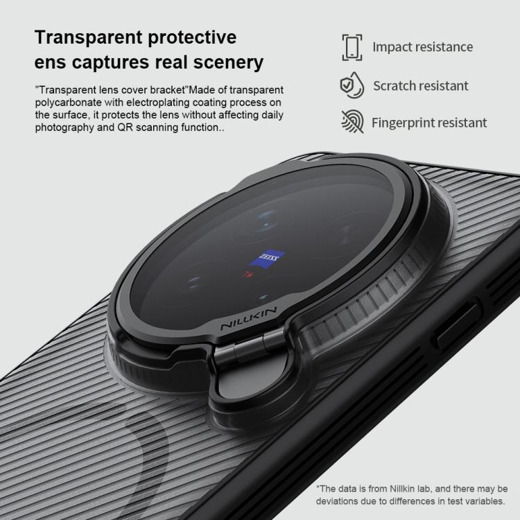 NILLKIN CamShield Prop MagSafe Magnetic Translucent PC Phone Case, For vivo X300 Pro, For vivo X300, For vivo X200 Ultra, For vivo X200 Pro