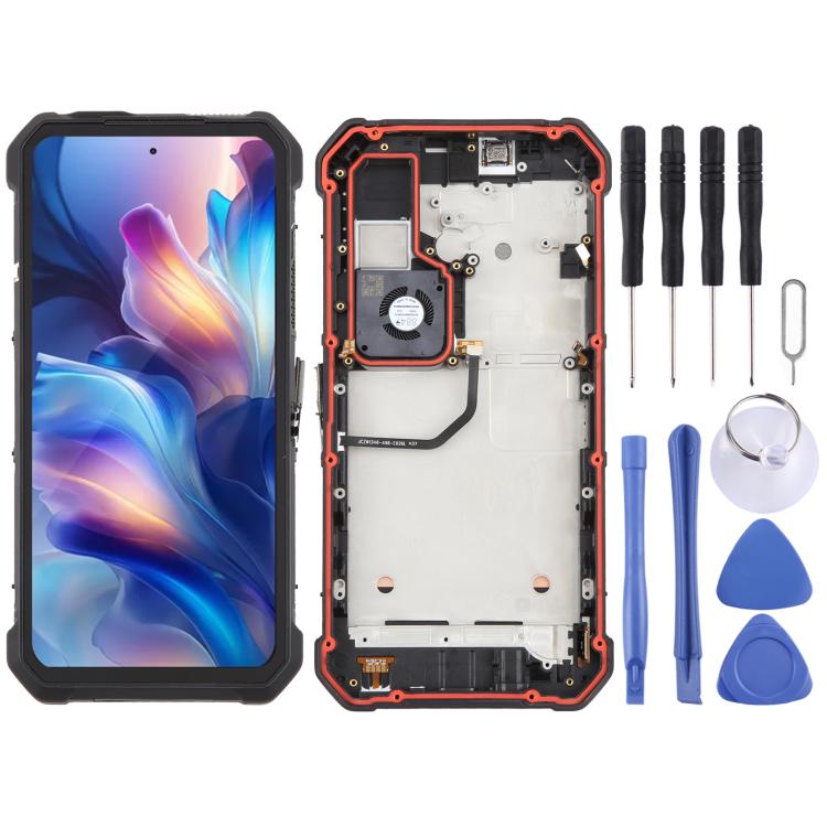 LCD Screen with Digitizer Full Assembly, For Unihertz Tank 4, For Unihertz Tank 4 Pro, For Unihertz 8849 Tank 2 Pro, For Unihertz 8849 Tank 3S, For Unihertz Tank 3 Pro 8849, For Unihertz 8849 Tank Mini 1, For Unihertz 8849 Tank 3...