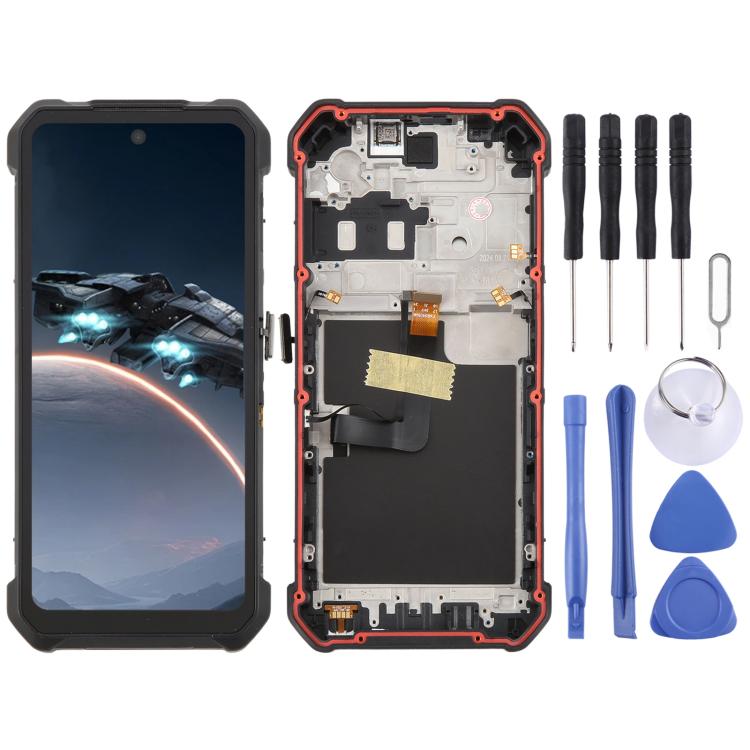 LCD Screen with Digitizer Full Assembly, For Unihertz Tank 4, For Unihertz Tank 4 Pro, For Unihertz 8849 Tank 2 Pro, For Unihertz 8849 Tank 3S, For Unihertz Tank 3 Pro 8849, For Unihertz 8849 Tank Mini 1, For Unihertz 8849 Tank 3...