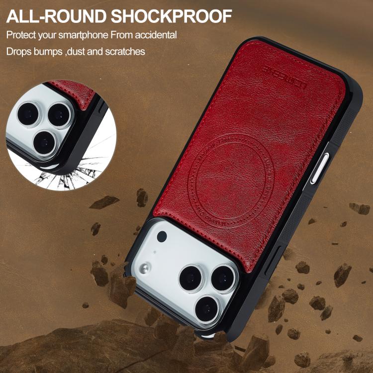 LC.IMEEKE Magsafe Phone Case, For iPhone 17e / 16e, For iPhone 17 Pro Max, For iPhone 17 Pro, For iPhone 17