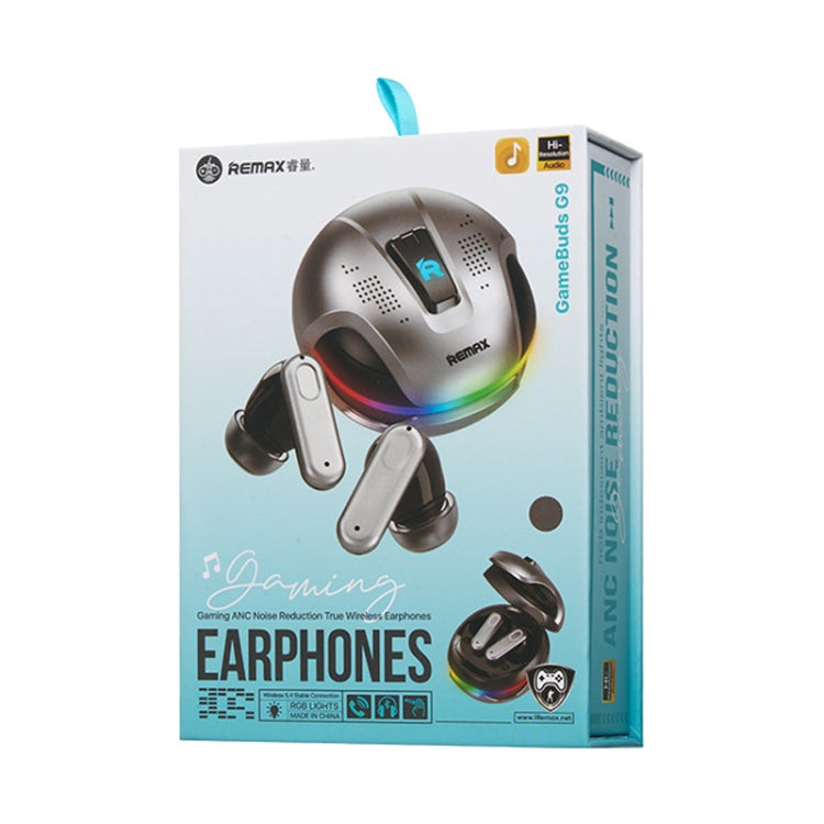 REMAX GameBuds G9 ANC Noise Reduction Gaming Wireless Bluetooth Earphones(Black)