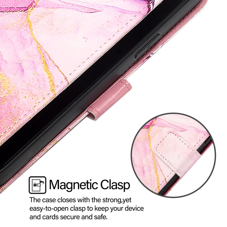 PT003 Marble Pattern Flip Leather Phone Case, For Doogee N55 Plus