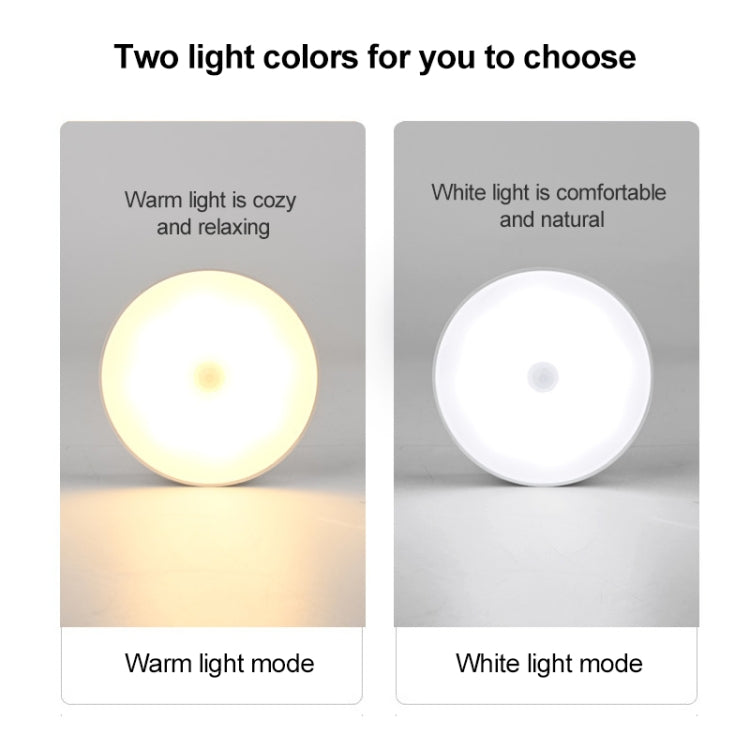 Intelligent Human Body Induction LED Night Light Bedside Lamp with Switch