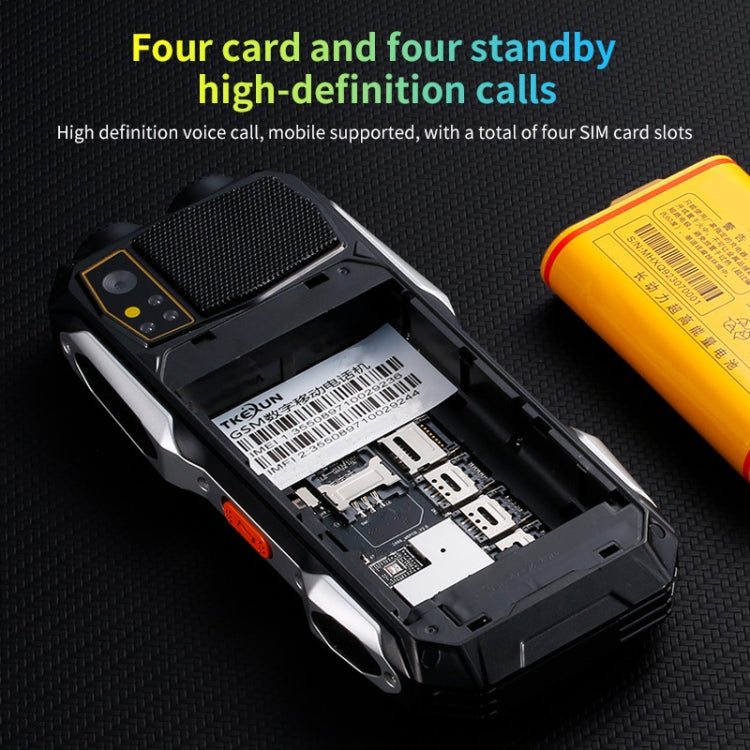Q9-1 4G Elder Keypad Rugged Phone, 3.5 inch, 4500mAh, 21 Keys, SOS, FM, Network: 4G, Dual SIM