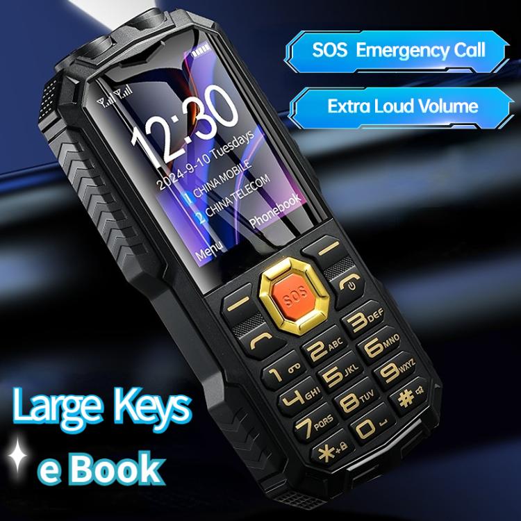 Q7+ 4G Elder Keypad Rugged Phone, 1.77 inch, 16800mAh, 21 Keys,  SOS, FM, Network: 4G, Dual SIM