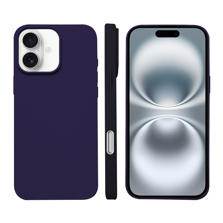 Liquid Silicone Phone MagSafe Case, For iPhone 16 Plus, For iPhone 16