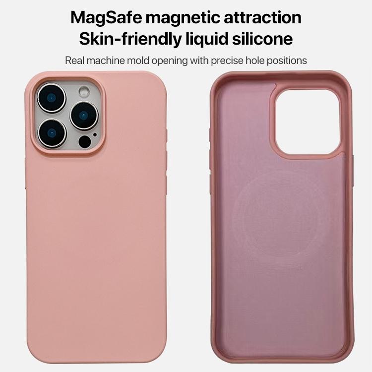Liquid Silicone Phone MagSafe Case, For iPhone 14 Pro, For iPhone 14 Pro Max
