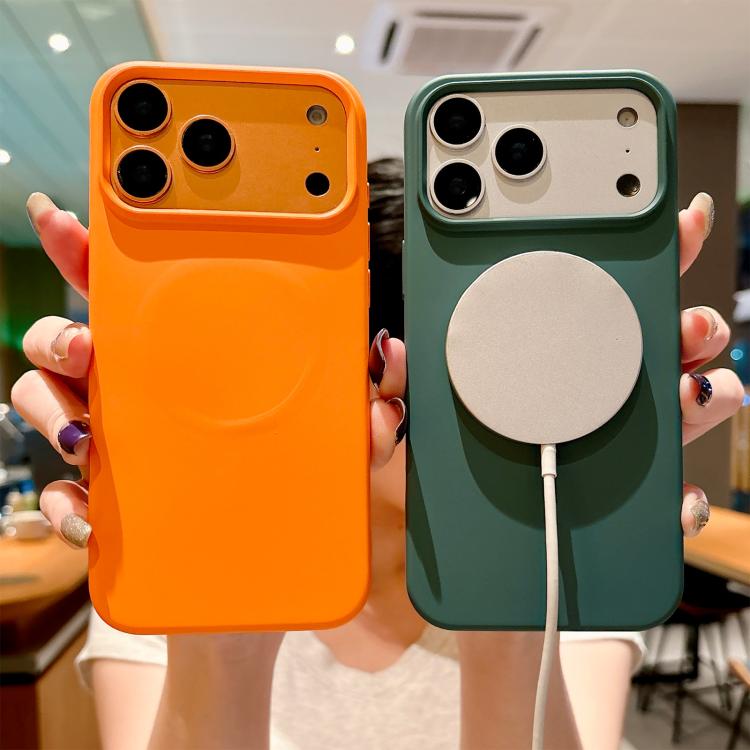 Liquid Silicone Phone MagSafe Case, For iPhone 16 Plus, For iPhone 16