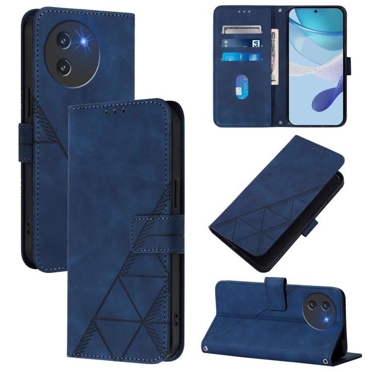 Crossbody 3D Embossed Flip Leather Phone Case, For Doogee Note 56 / Note 56 Pro, For Doogee N60 Pro, For Doogee Note 59 / Note 59 Pro, For Doogee N55 Plus