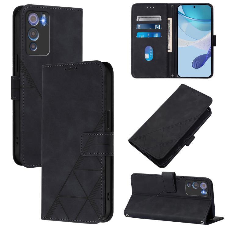Crossbody 3D Embossed Flip Leather Phone Case, For Doogee Note 56 / Note 56 Pro, For Doogee N60 Pro, For Doogee Note 59 / Note 59 Pro, For Doogee N55 Plus