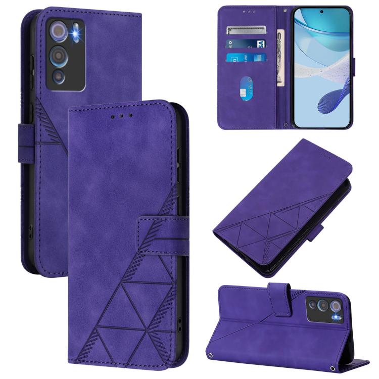 Crossbody 3D Embossed Flip Leather Phone Case, For Doogee Note 56 / Note 56 Pro, For Doogee N60 Pro, For Doogee Note 59 / Note 59 Pro, For Doogee N55 Plus
