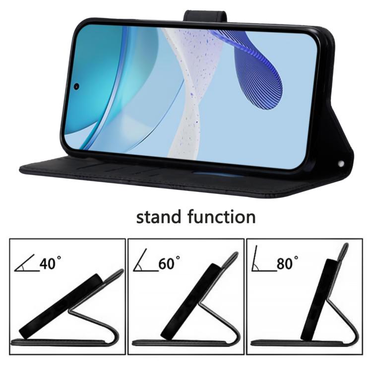 Crossbody 3D Embossed Flip Leather Phone Case, For Doogee Note 56 / Note 56 Pro, For Doogee N60 Pro, For Doogee Note 59 / Note 59 Pro, For Doogee N55 Plus