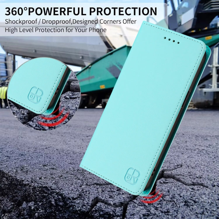 RC01 Dual-Folded Magnetic Suction RFID Leather Phone Case, For iPhone X / XS, For iPhone XR, For iPhone XS Max