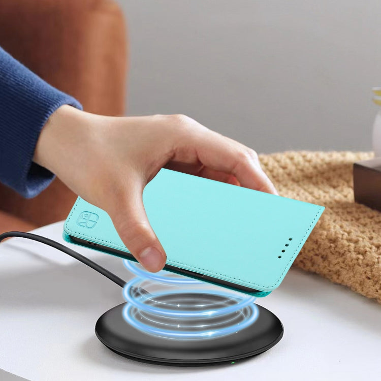 RC01 Dual-Folded Magnetic Suction RFID Leather Phone Case, For iPhone X / XS, For iPhone XR, For iPhone XS Max