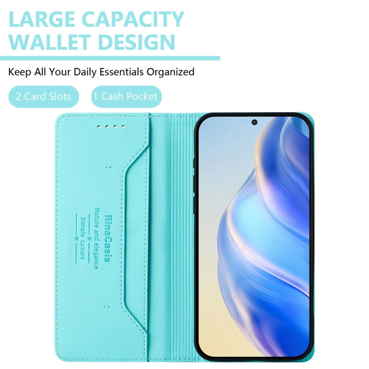 RC01 Dual-Folded Magnetic Suction RFID Leather Phone Case, For Honor X8a Global, For Honor X40 / X9a / Magic5 Lite, For Honor 80 GT