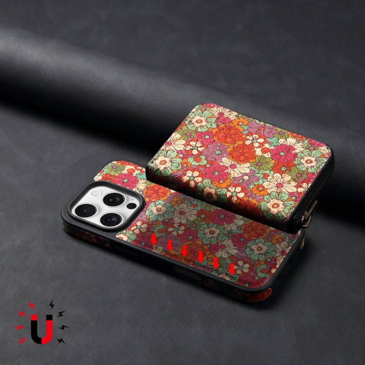 Denior D23 MagSafe Detachable Zipper Wallet Holder Phone Case, For iPhone 12 Pro Max, For iPhone 12 Pro