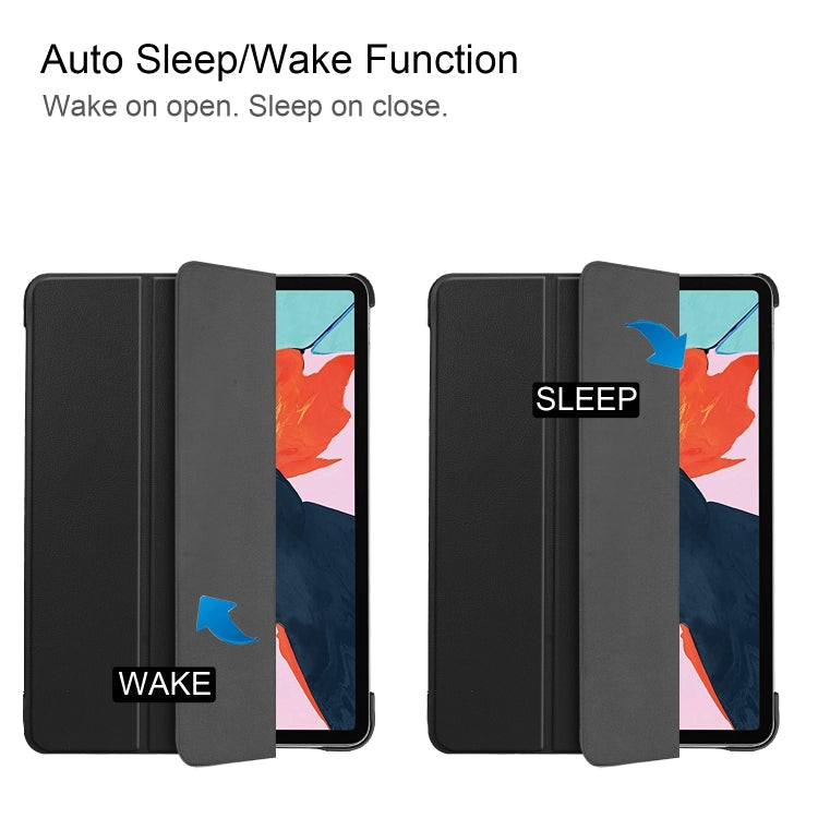 For iPad Air 11 2024 / 2020 10.8 Custer Texture Horizontal Flip Leather Case ith Three-folding Holder & Sleep / Wake-up Function, For iPad Air 11 2024 / 2022 / 2020 10.9