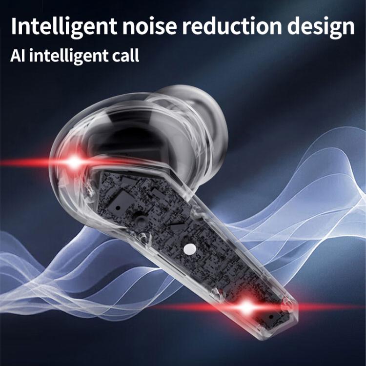 Lenovo TG102 AI Intelligent Noise Reduction Game BT 5.4 Wireless Earphones(Black)