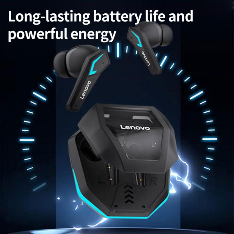 Lenovo TG102 AI Intelligent Noise Reduction Game BT 5.4 Wireless Earphones(Black)