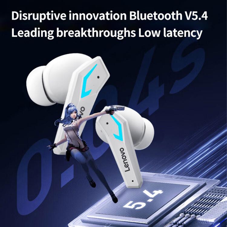 Lenovo TG102 AI Intelligent Noise Reduction Game BT 5.4 Wireless Earphones(White)