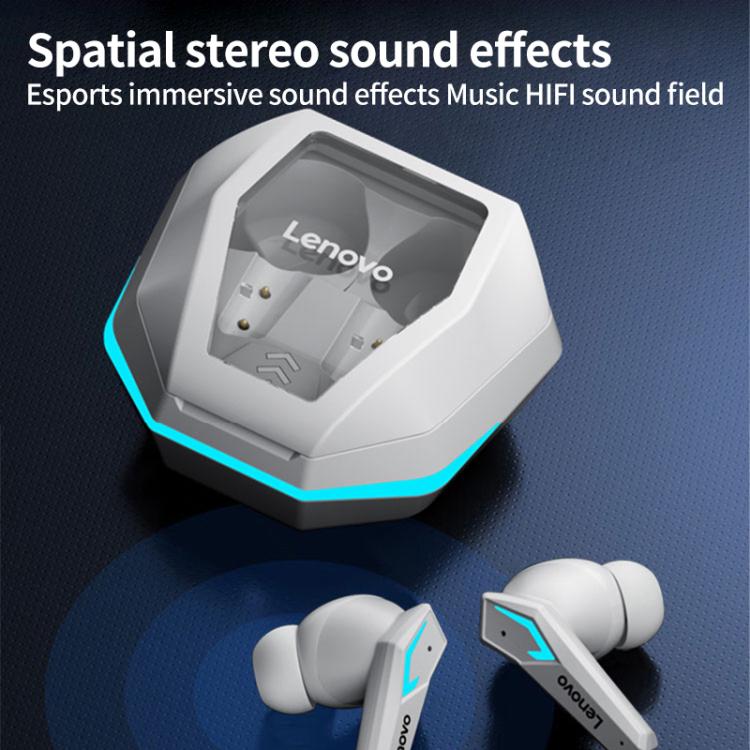 Lenovo TG102 AI Intelligent Noise Reduction Game BT 5.4 Wireless Earphones(White)