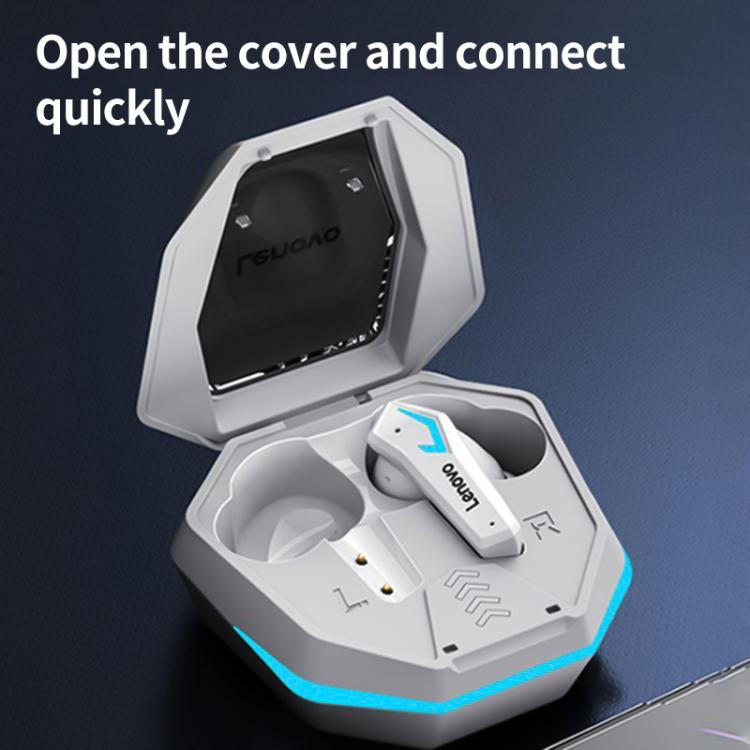 Lenovo TG102 AI Intelligent Noise Reduction Game BT 5.4 Wireless Earphones(White)
