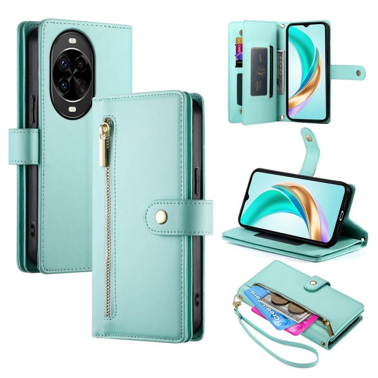 Nine Card-slot Zipper Wallet Bag Leather Phone Case, For Huawei nova 14 Ultra, For Huawei nova 14 Pro, For Huawei nova 14, For Huawei nova 13 Pro