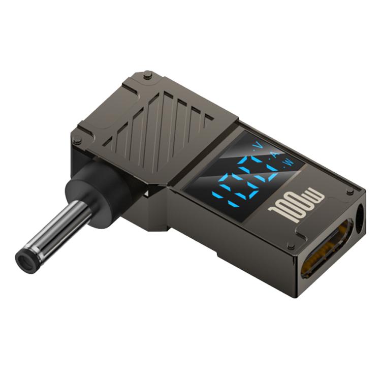 100W Computer Charging Digital Display Adapter, Type-C to DC4.0x1.7mm, Type-C to DC4.0x1.35mm, Type-C to DC4.0x1.7mm Center Groove, Type-C to DC3.0 x 1.1mm, Type-C to DC5.5x2.1mm, Type-C to DC6.0x0.6mm, Type-C to DC5.5x2.5mm, Type-C to DC5.5x1.7mm     ...