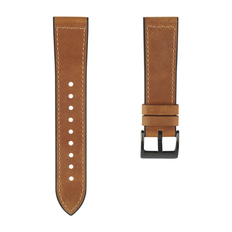 TPU + Leather Replacement Strap Watchband, For Samsung Galaxy Watch 3 41mm