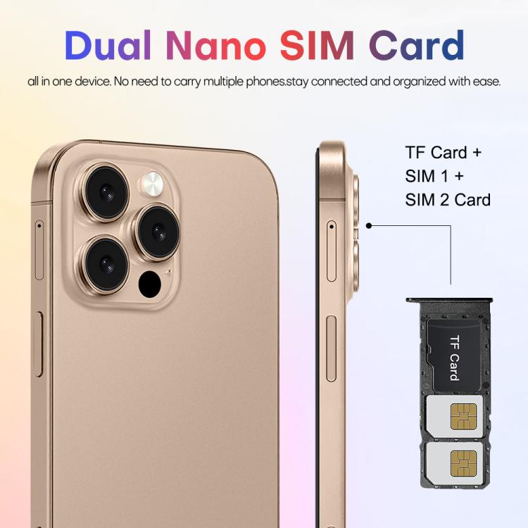 A88A / i16 Pro Max, 6GB+64GB, 6.6 inch Android 12 MTK6762 Helio G25 Octa Core, NFC, OTG, Network: 4G, Dual SIM, EU Plug, US Plug, UK Plug, AU Plug