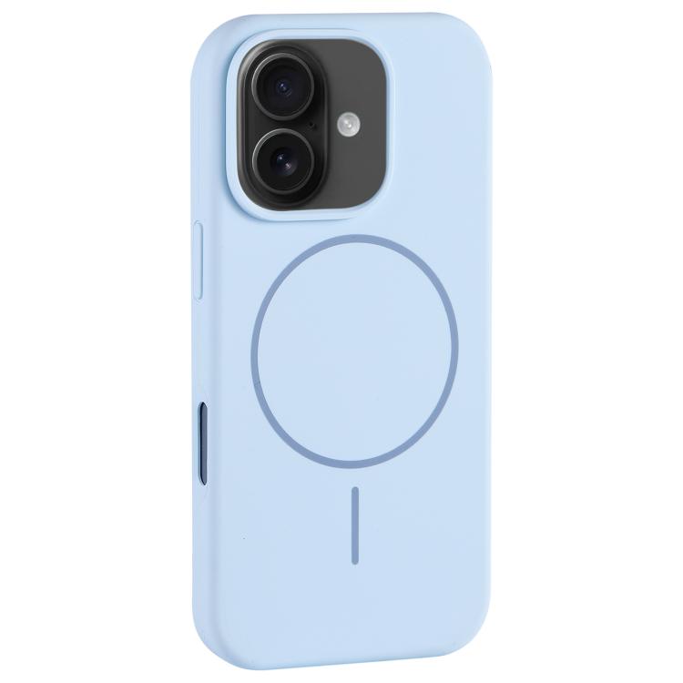 Large Hole Camera MagSafe Liquid Silicone Full Coverage Phone Case, For iPhone 16 Plus, For iPhone 16