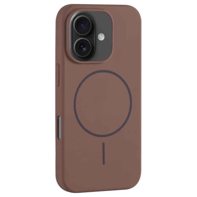 Large Hole Camera MagSafe Liquid Silicone Full Coverage Phone Case, For iPhone 16 Plus, For iPhone 16