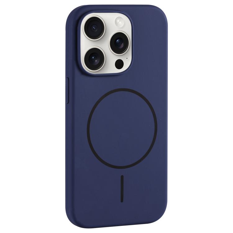 Large Hole Camera MagSafe Liquid Silicone Full Coverage Phone Case, For iPhone 15 Pro Max, For iPhone 15 Pro