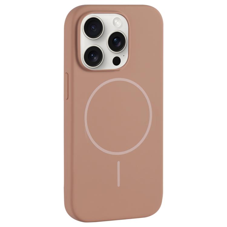 Large Hole Camera MagSafe Liquid Silicone Full Coverage Phone Case, For iPhone 15 Pro Max, For iPhone 15 Pro