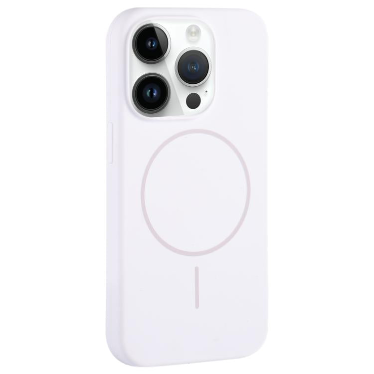 Large Hole Camera MagSafe Liquid Silicone Full Coverage Phone Case, For iPhone 14 Pro, For iPhone 14 Pro Max