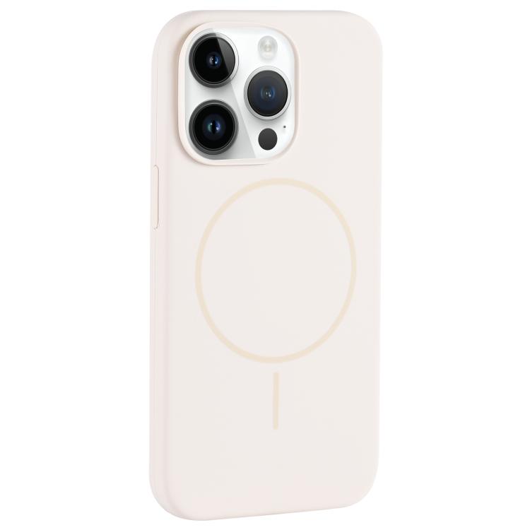 Large Hole Camera MagSafe Liquid Silicone Full Coverage Phone Case, For iPhone 14 Pro, For iPhone 14 Pro Max
