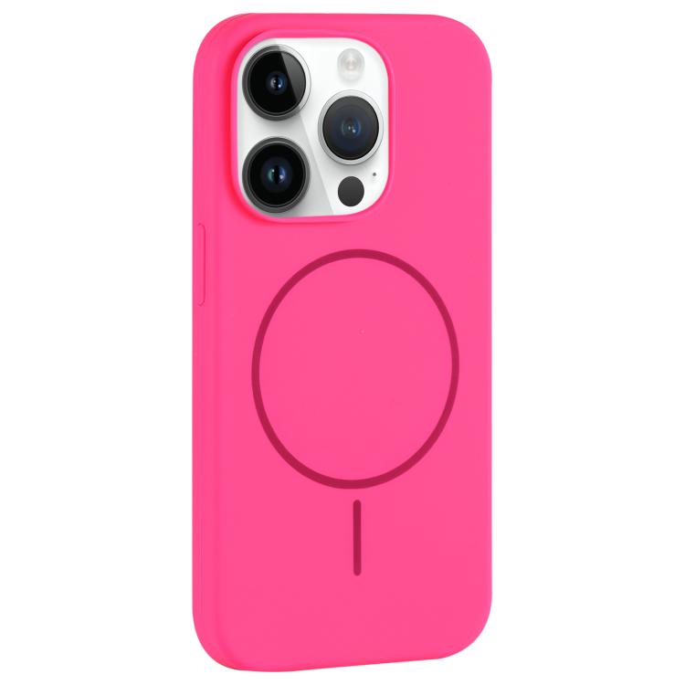Large Hole Camera MagSafe Liquid Silicone Full Coverage Phone Case, For iPhone 14 Pro, For iPhone 14 Pro Max