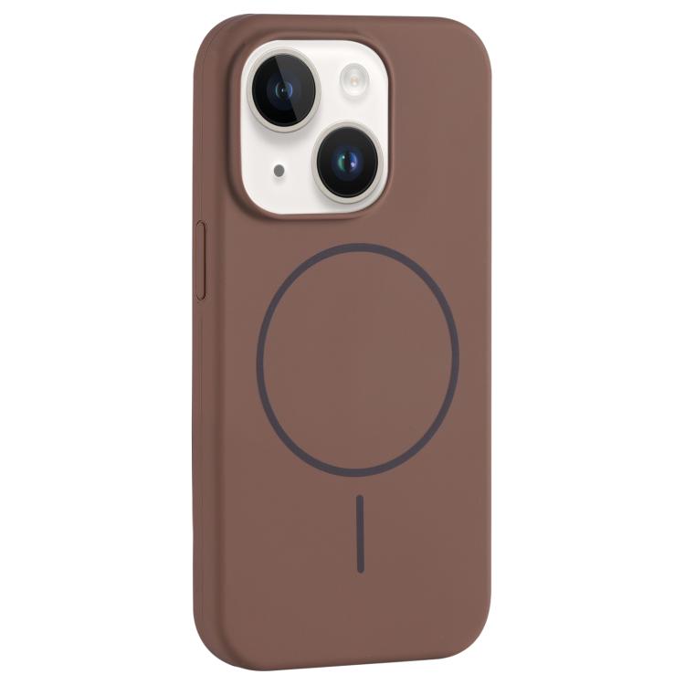 Large Hole Camera MagSafe Liquid Silicone Full Coverage Phone Case, For iPhone 13, For iPhone 12