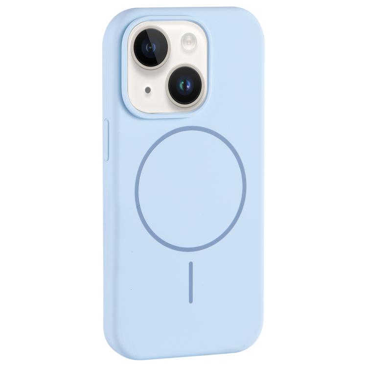Large Hole Camera MagSafe Liquid Silicone Full Coverage Phone Case, For iPhone 13, For iPhone 12