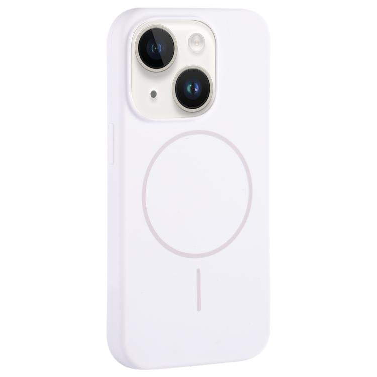 Large Hole Camera MagSafe Liquid Silicone Full Coverage Phone Case, For iPhone 13, For iPhone 12
